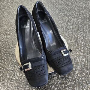 🐢 Stuart Weitzman Kiltie Women's Pump Size 6M Black